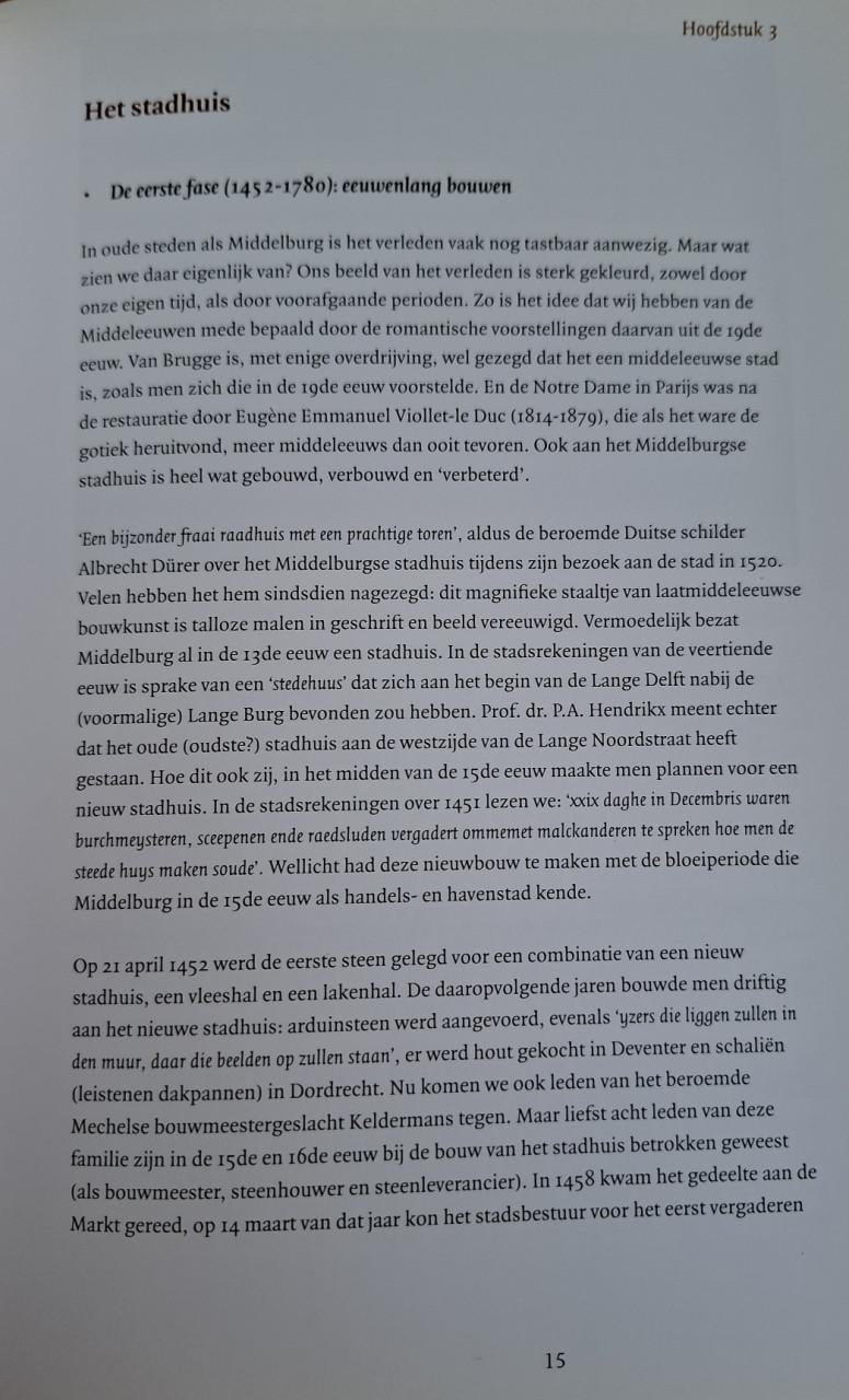 Het stadhuis van Middelburg: ‘Een bijzonder fraai raadhuis ... Peter Sijnke