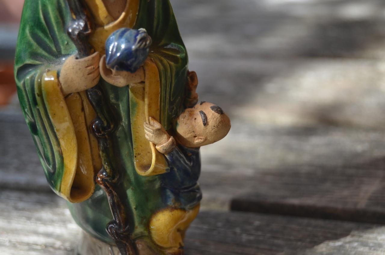 Chinese Shiwan-keramiekfiguur