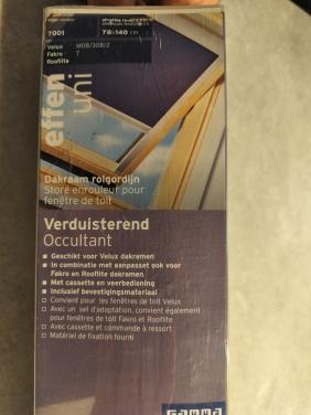 Dakraam rolgordijn Velux