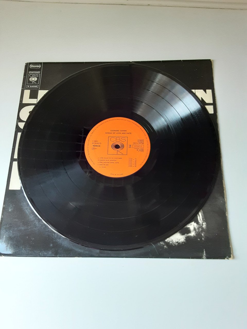 Leonard Cohen LP Songs of love and hate