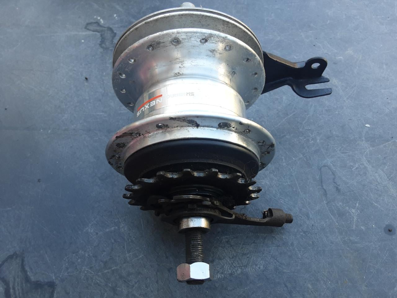 Shimano Nexus 7 speed naaf ( 36 gaats )