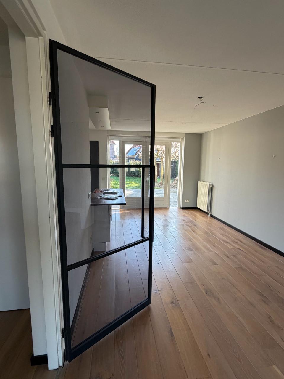 Glazendeur zwart 231.5 x 93