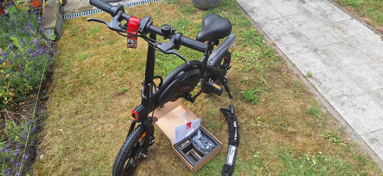 DYU D3F  elektrische vouwfiets
