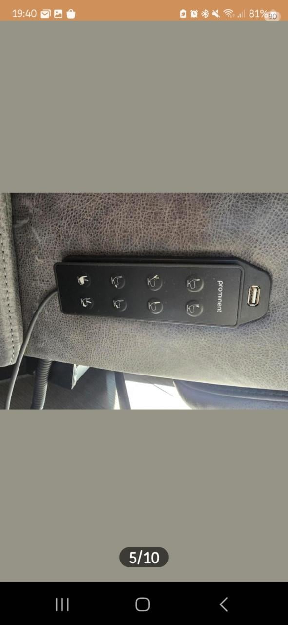 LUXE Sta-op/relaxfauteuil zgan