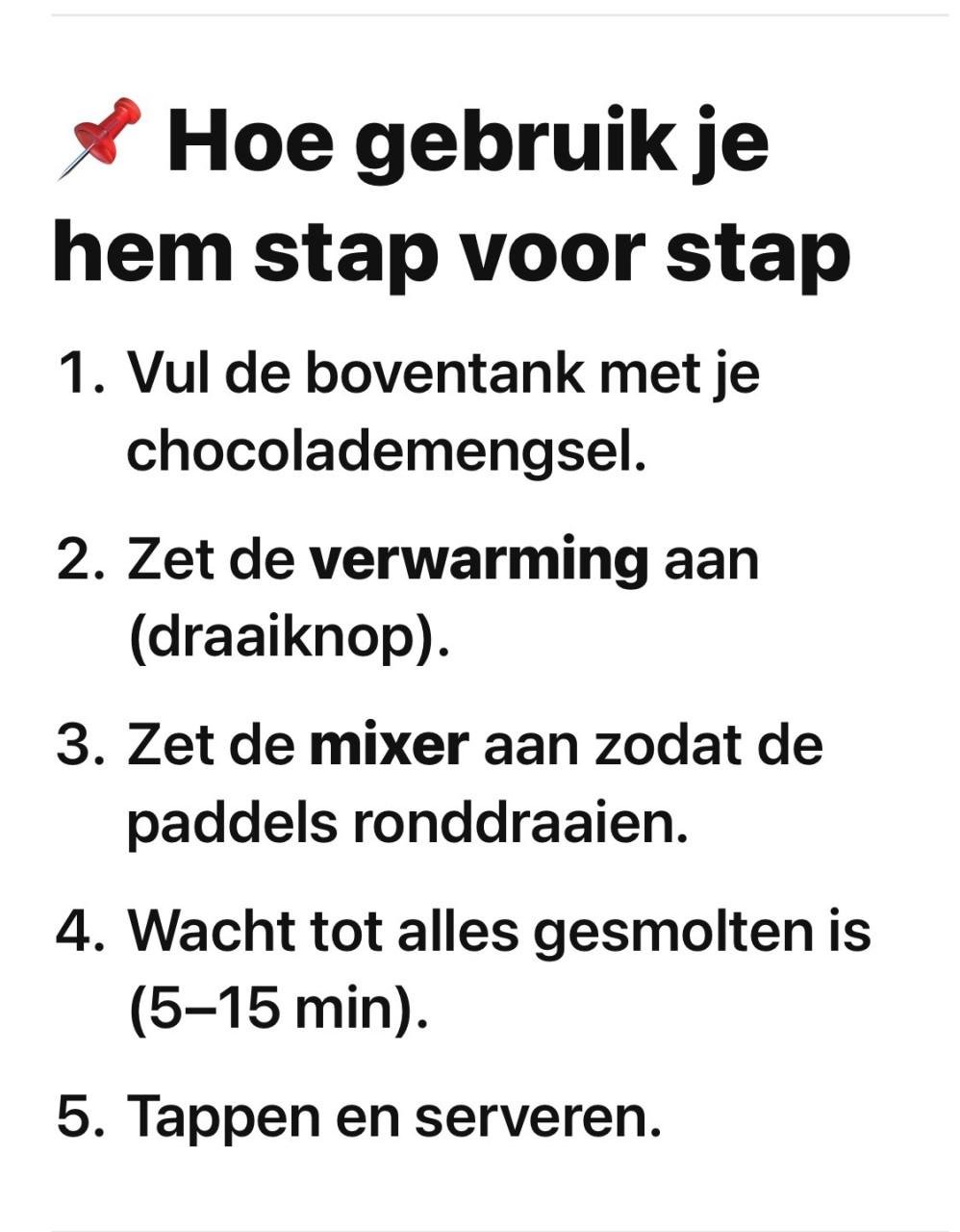 Chocolademelk dispencer Quamar