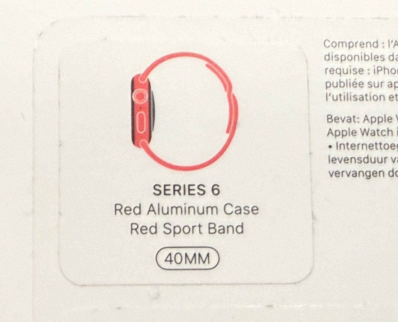 Apple watch serie 6