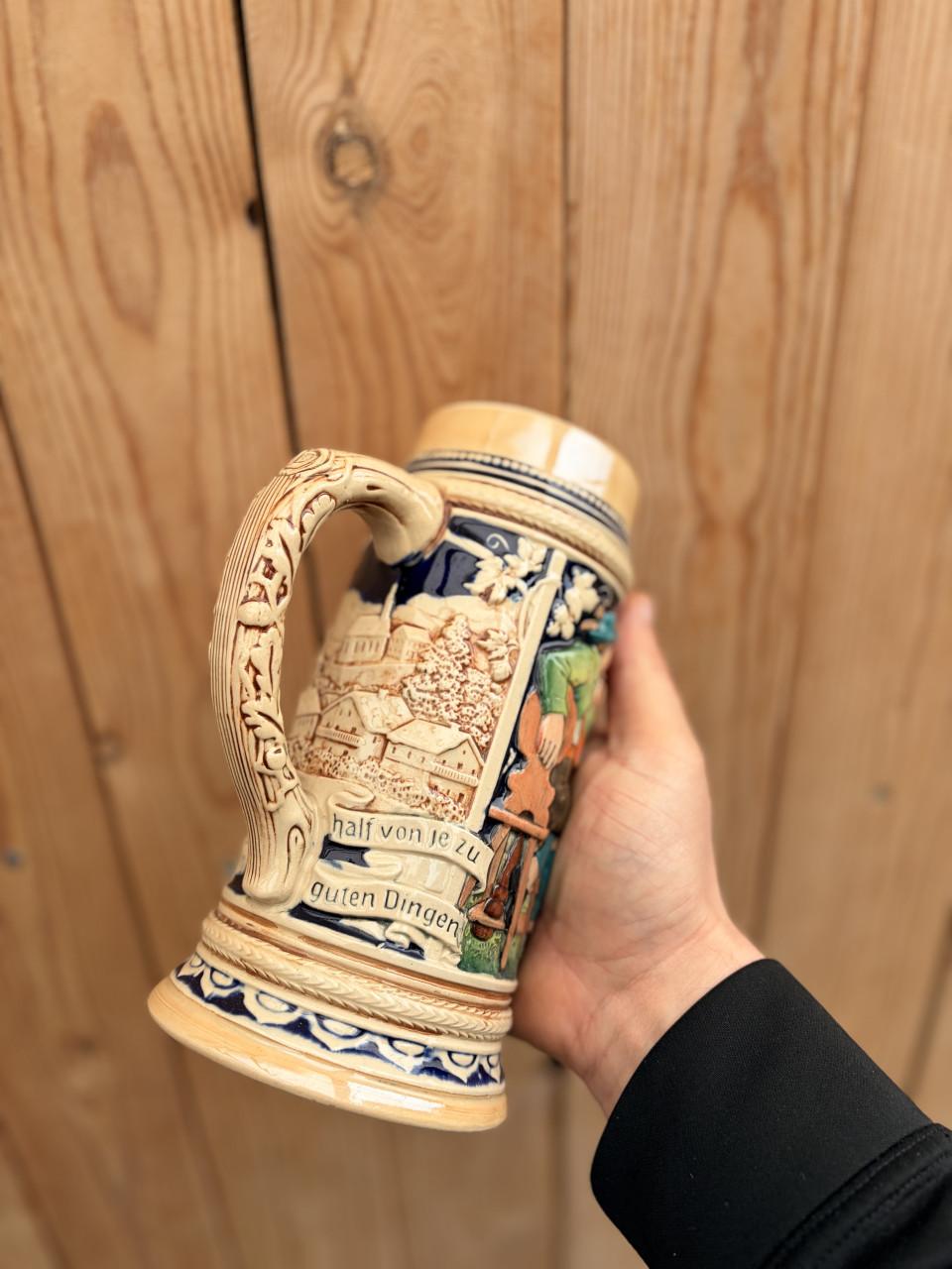 Vintage Duitse bierpul / bierkruik