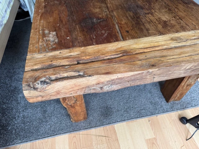 Mooie Teakhouten salontafel