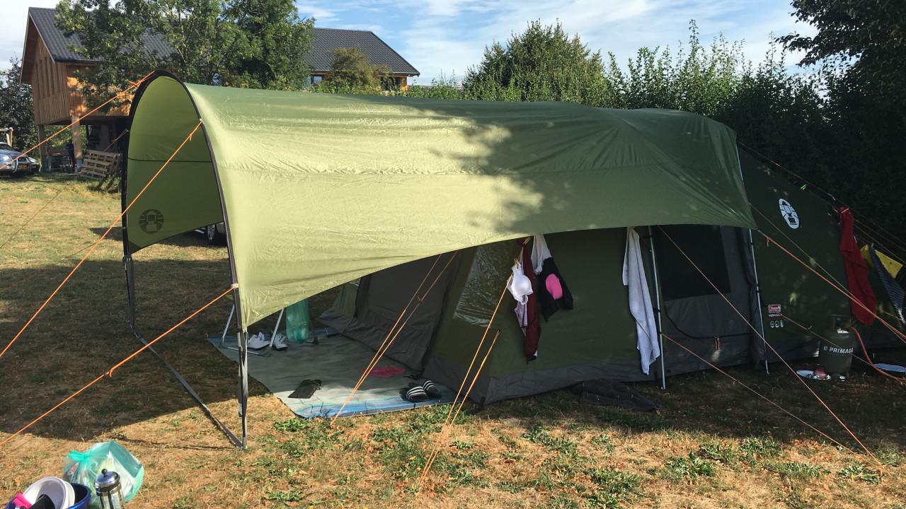 Coleman Vespucci 4 persoonstent inclusief luifel