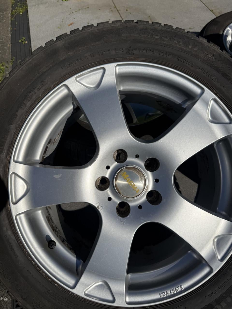 Mercedes Vito velgen met winterbanden