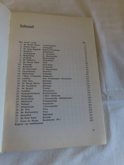 Oude boerderijen in Zeeland Door: W.E.P.van IJsseldijk 2e druk oktober 1975