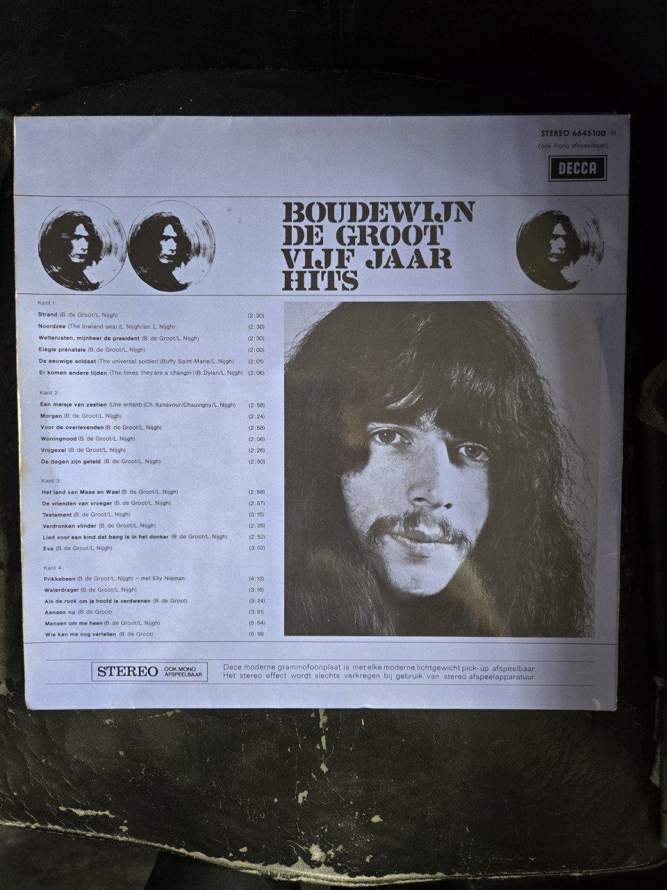 Boudewijn de Groot - Vijf jaar hits 1971/2lp LP's in zeer nette staat.
