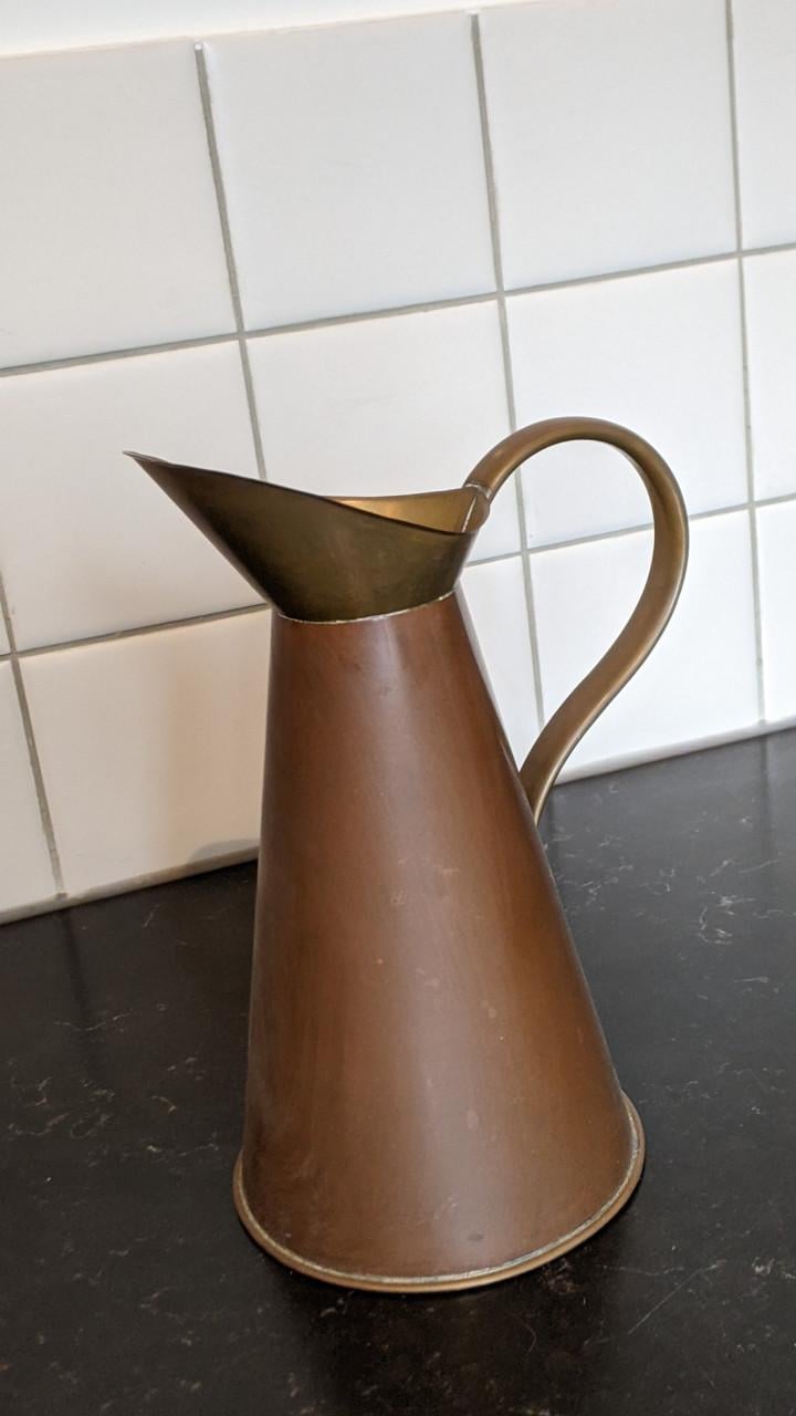 Koperen kan, 2 kleuren koper