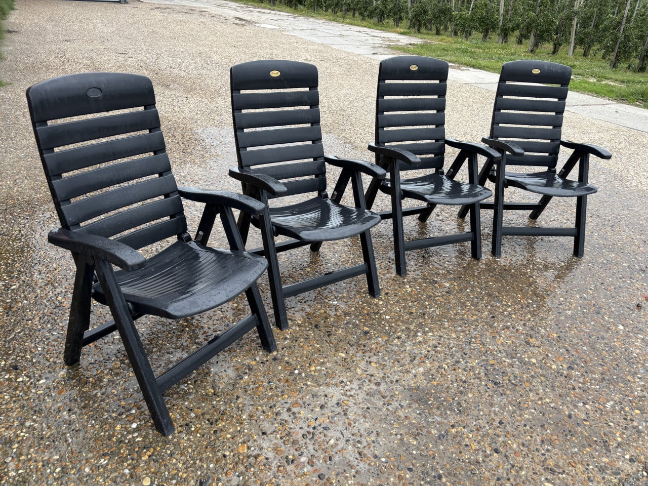 4x verstelbare stoelen
