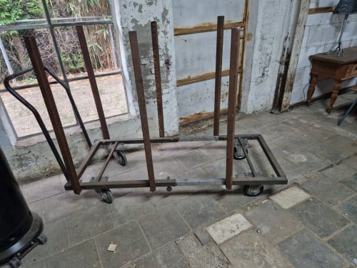 2 transport karren voor terras meubilair
