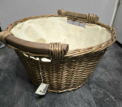 Handgevlochten wilgenhouten opberg Ø 42cm H23cm