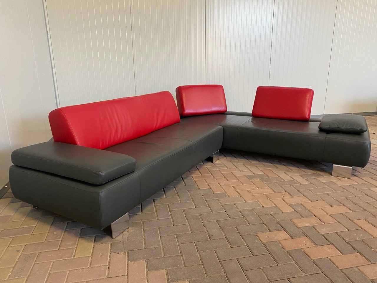 GRATIS LEVERING HEEL NL Design Montel Echt Leer Hoekbank