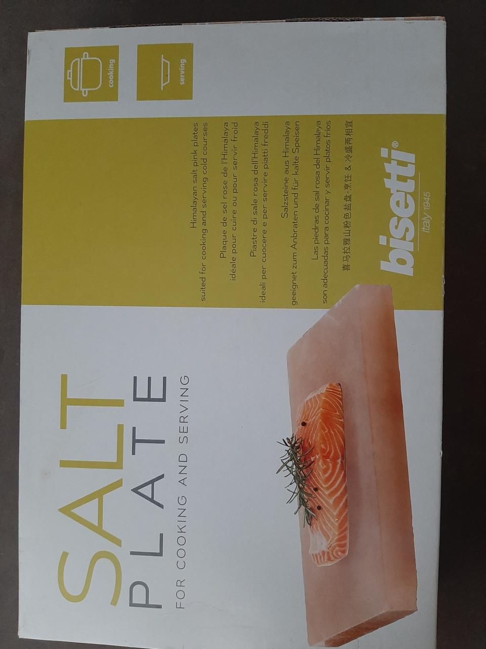 Zoutplaat (als grill- of serveerplaat te gebruiken)