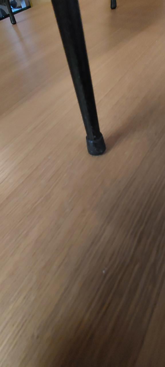 Vintage lectuurbak van zwart metaal met formica blad