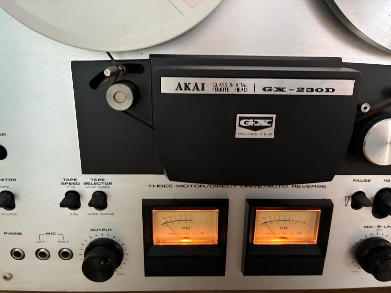 Akai GX-230D Bandrecorder - Topstaat met auto reverse