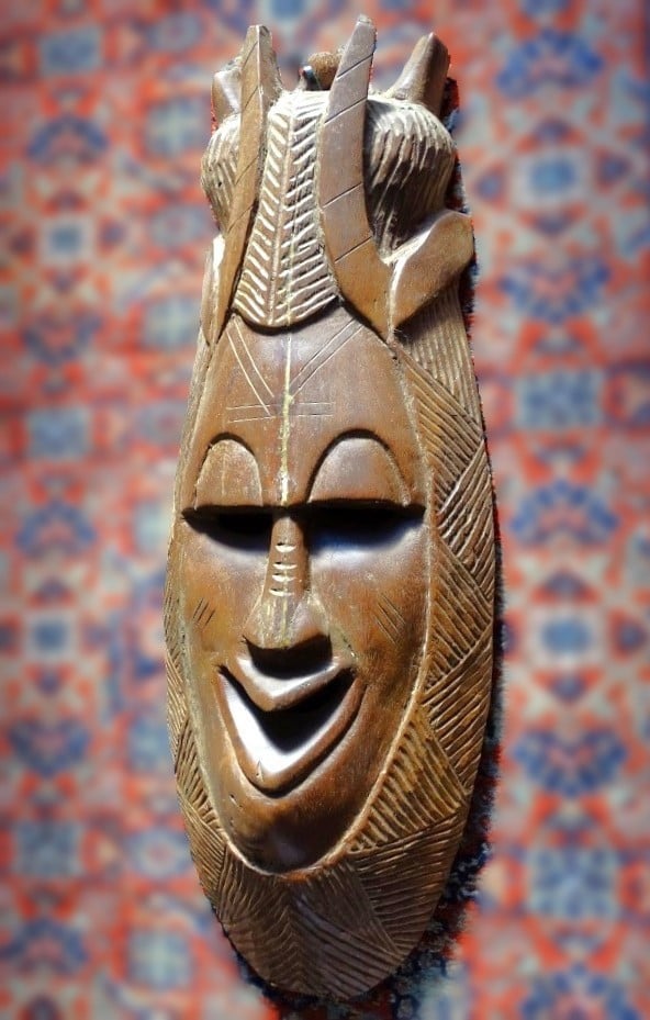 Groot Vintage Masker Afrika
