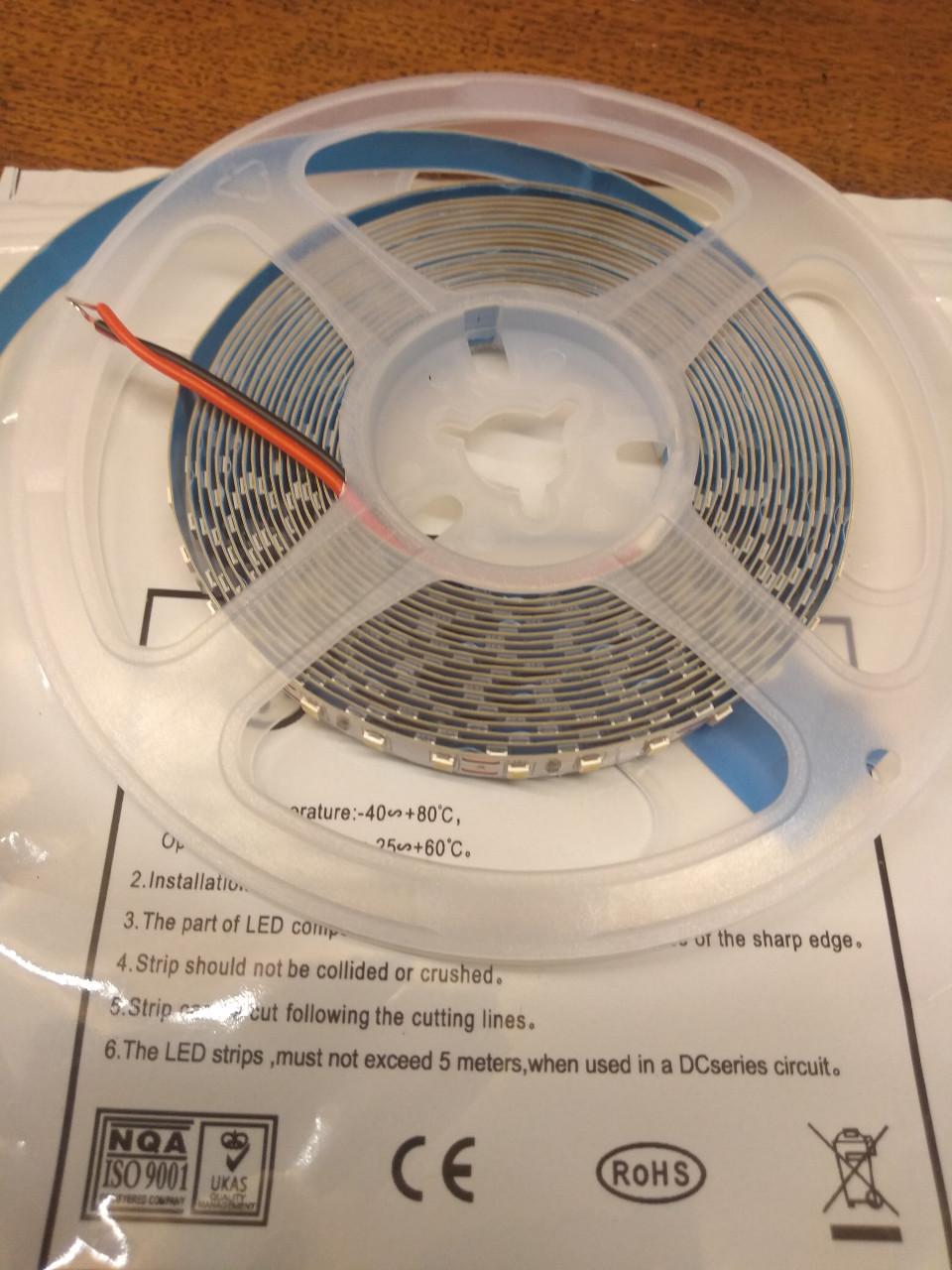 Te koop Led strip 4000k van 4 meter  12 Volt .