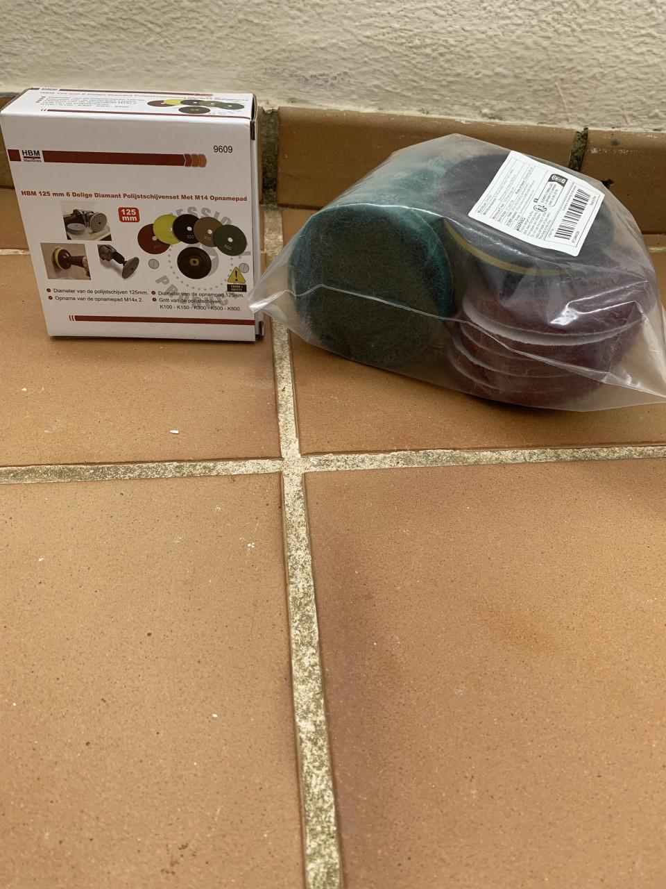 Polijstset in koffer