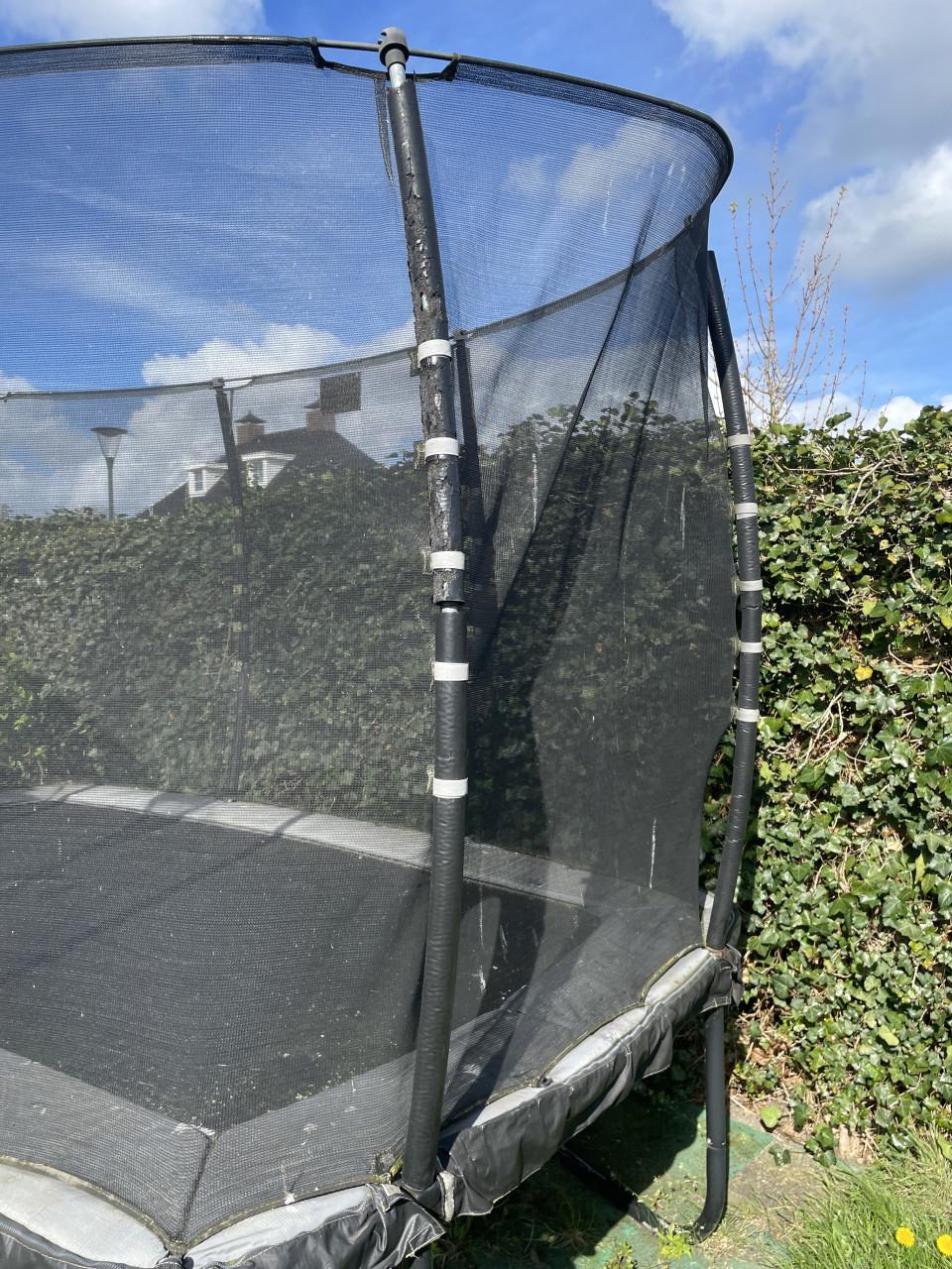 EXIT Elegant trampoline 214x366cm met Economy veiligheidsnet