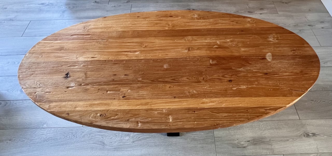 Salon tafel teakhout