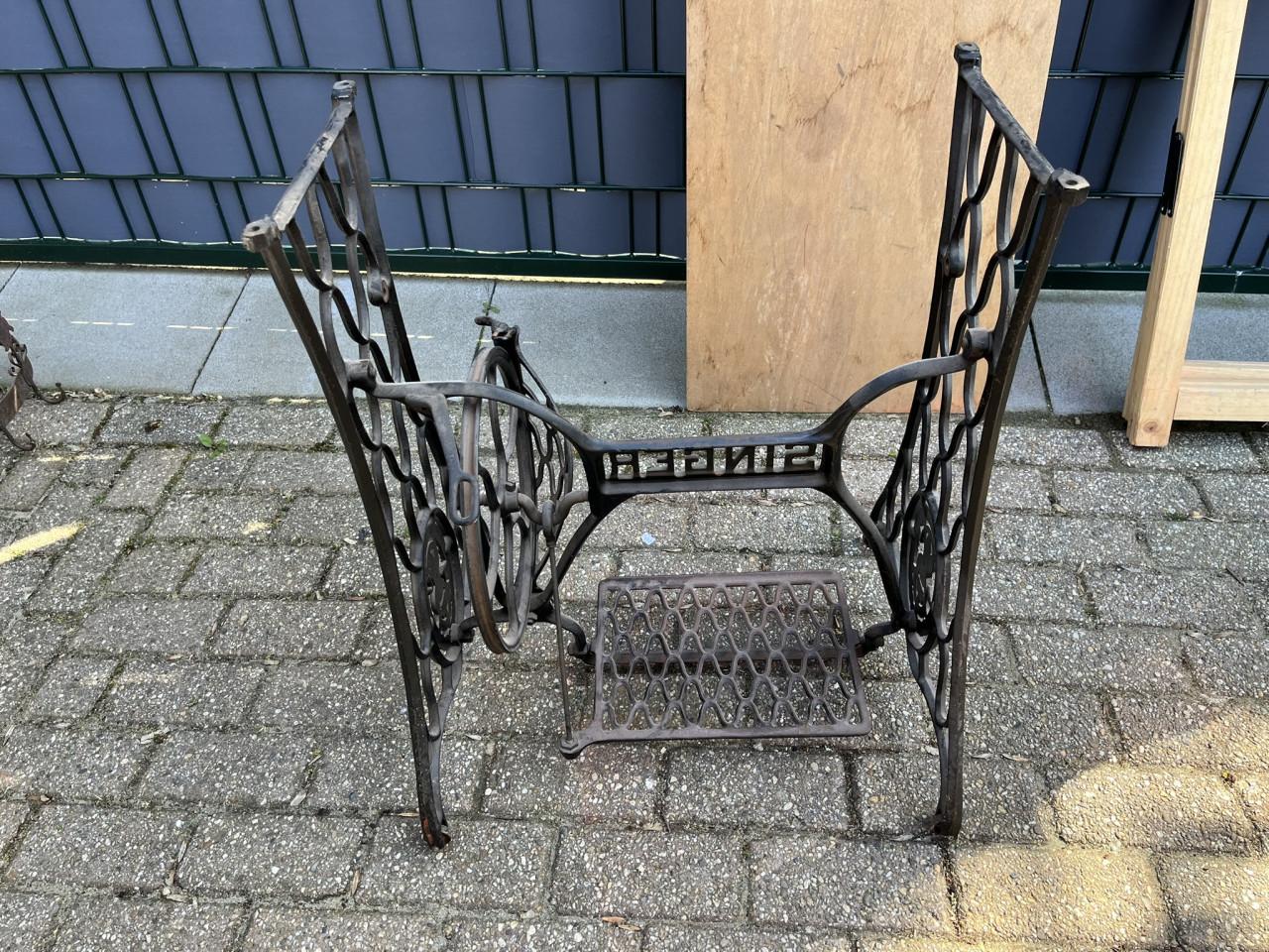 Metalen tafel frame Singer naaimachine