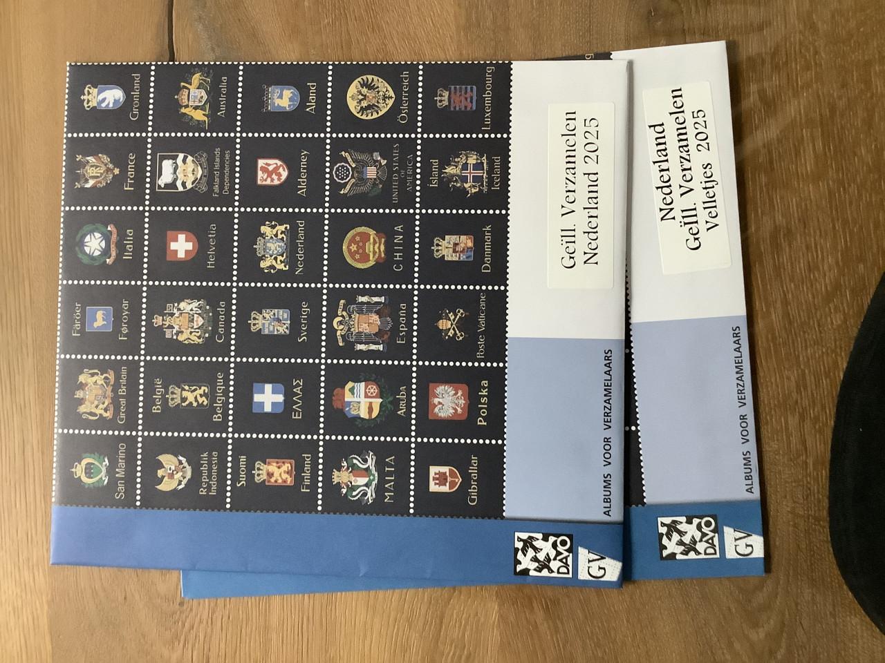 Davo supplementen 2025 Postzegels