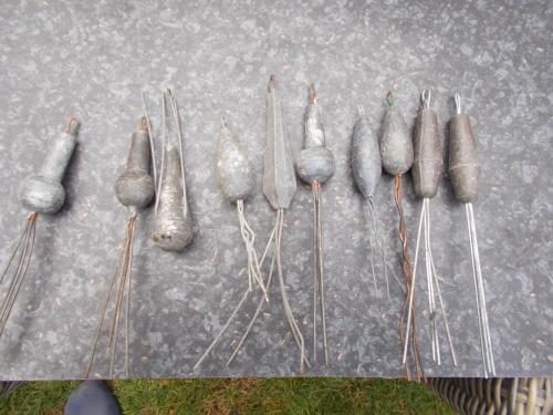 10 stuks vislood voor de bootvisserij