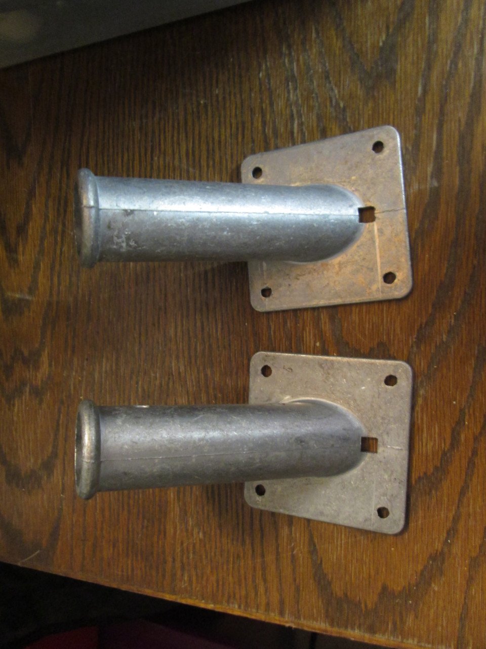 Metalen vlaggenstok houder 2 stuks