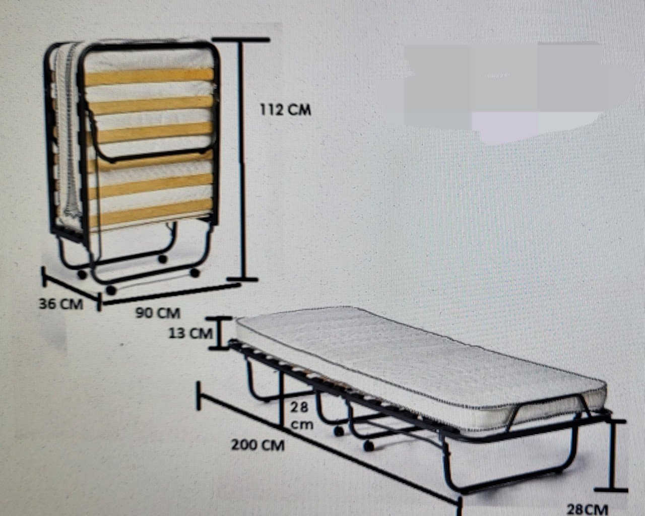 Vouwbed / logeerbed