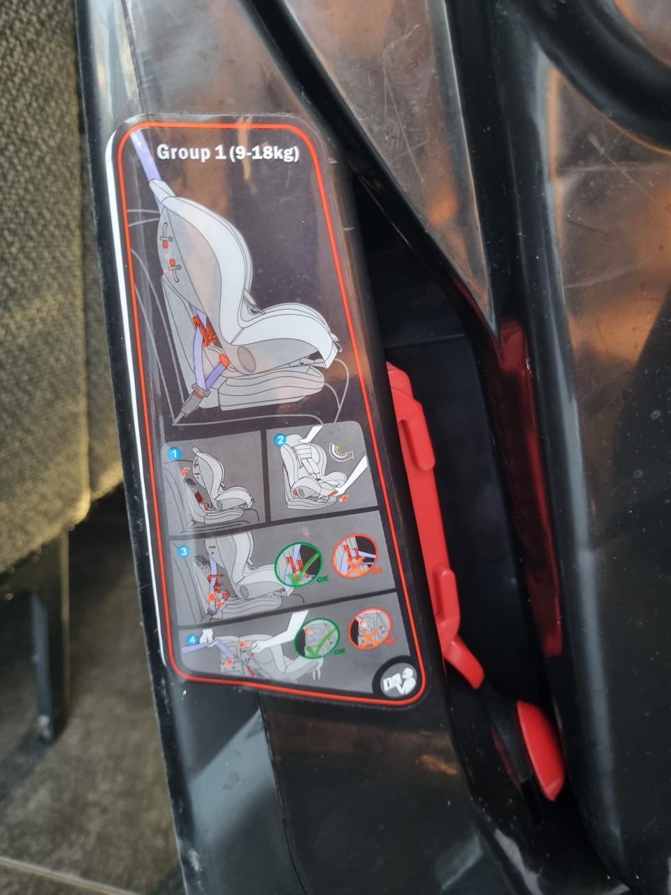 Autostoel tot 18 kilo