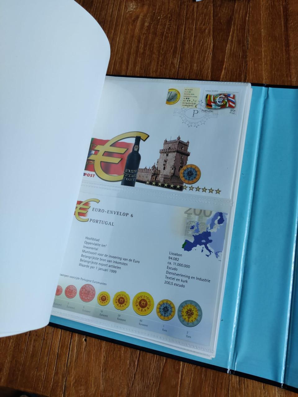 Verzamelalbum van gulden naar euro.