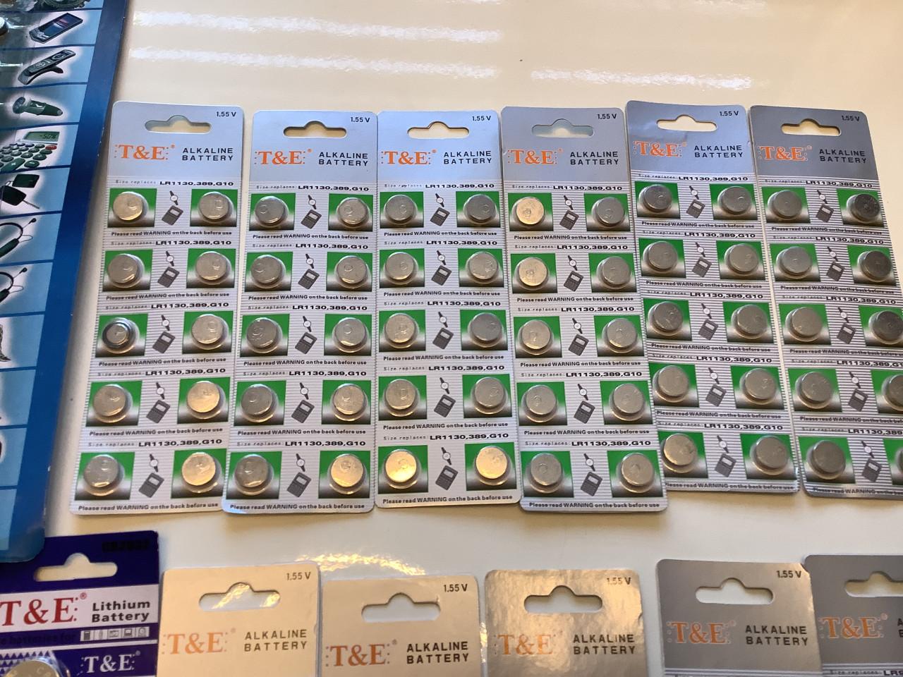 Partij diversen batterijen voor bodemprijsje (partij 15)