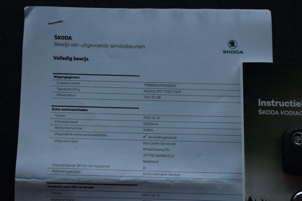 Skoda Kodiaq 1.5 tsi sportline business 7p. | trekhaak | canton | camera | 