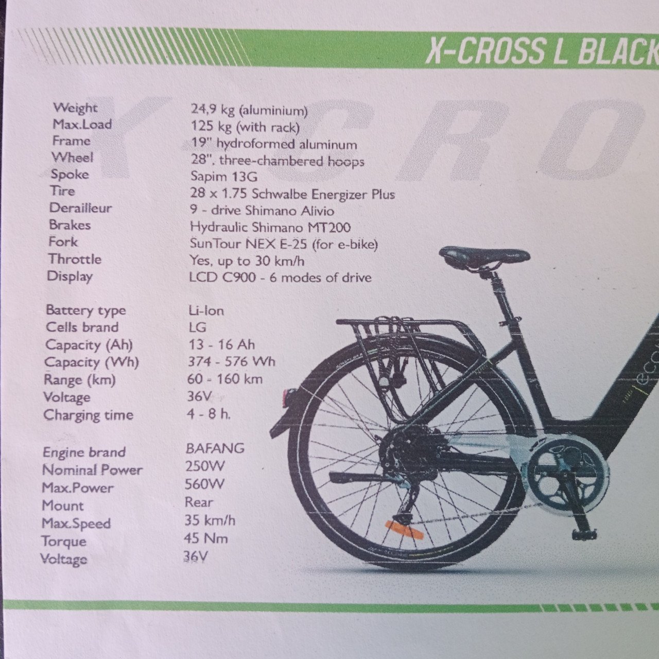 Electrische fiets z.g.a.n