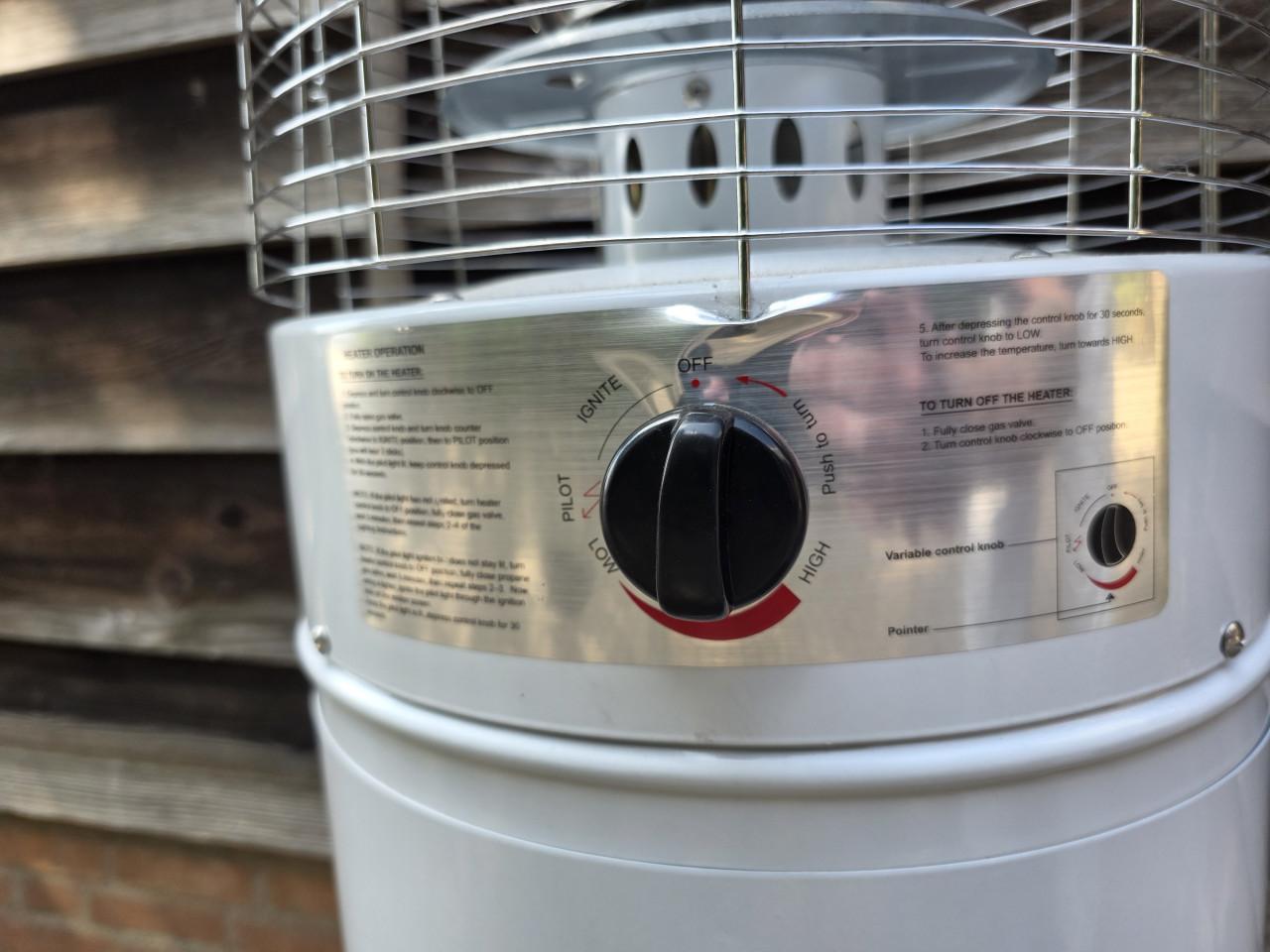 Sunred terrasverwarmer met hoes