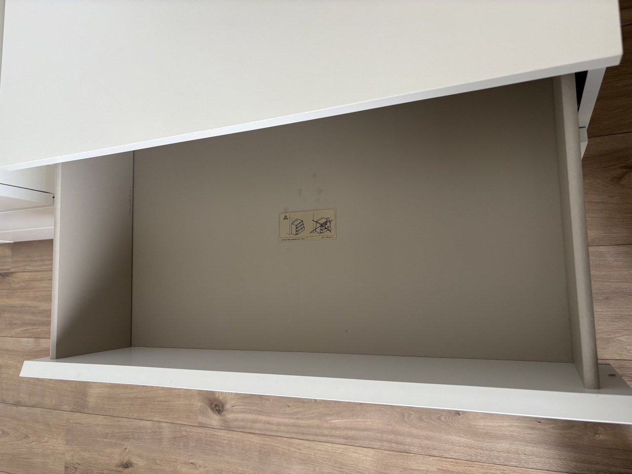 IKEA MALM ladekast wit 3 lades 80x78