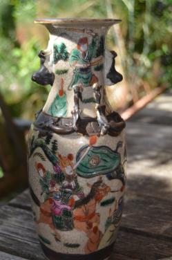 Nanking Chinese vaas / pot 19e eeuws