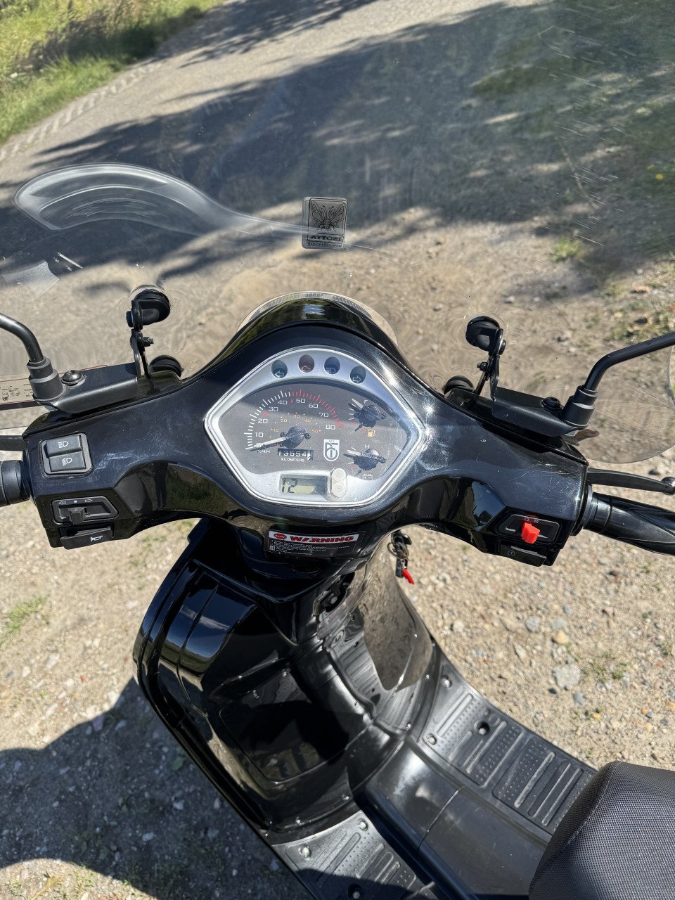 BTC Riva scooter zwart