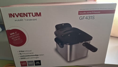 TE KOOP NIEUWE FRITEUSE