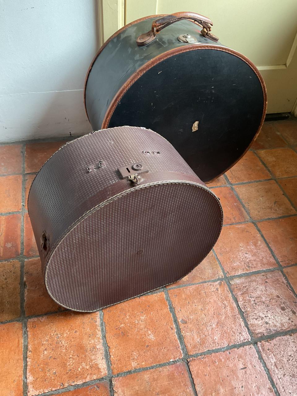 Oude Brocante hoedendozen