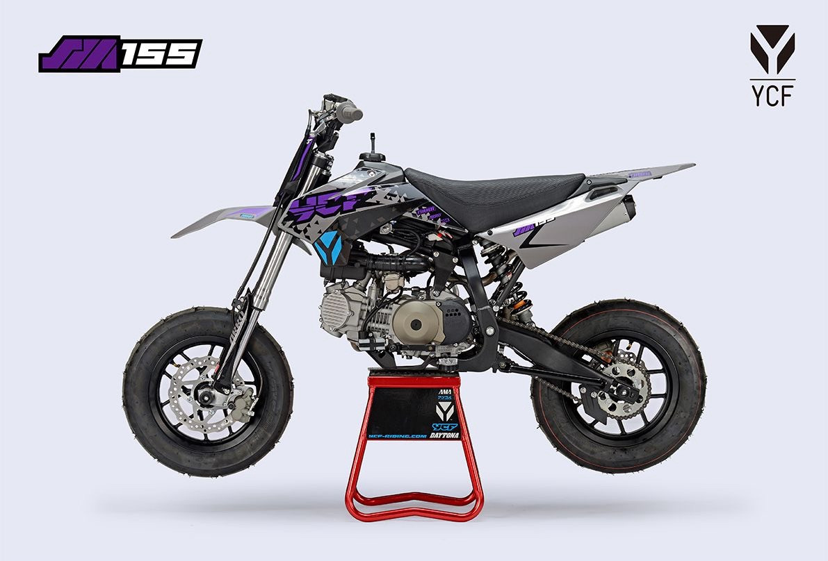 Nieuwe YCF supermoto pitbikes