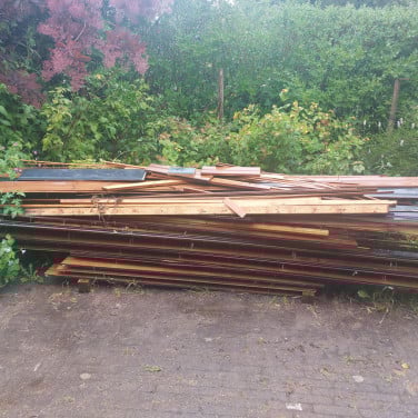 Sloophout lange planken