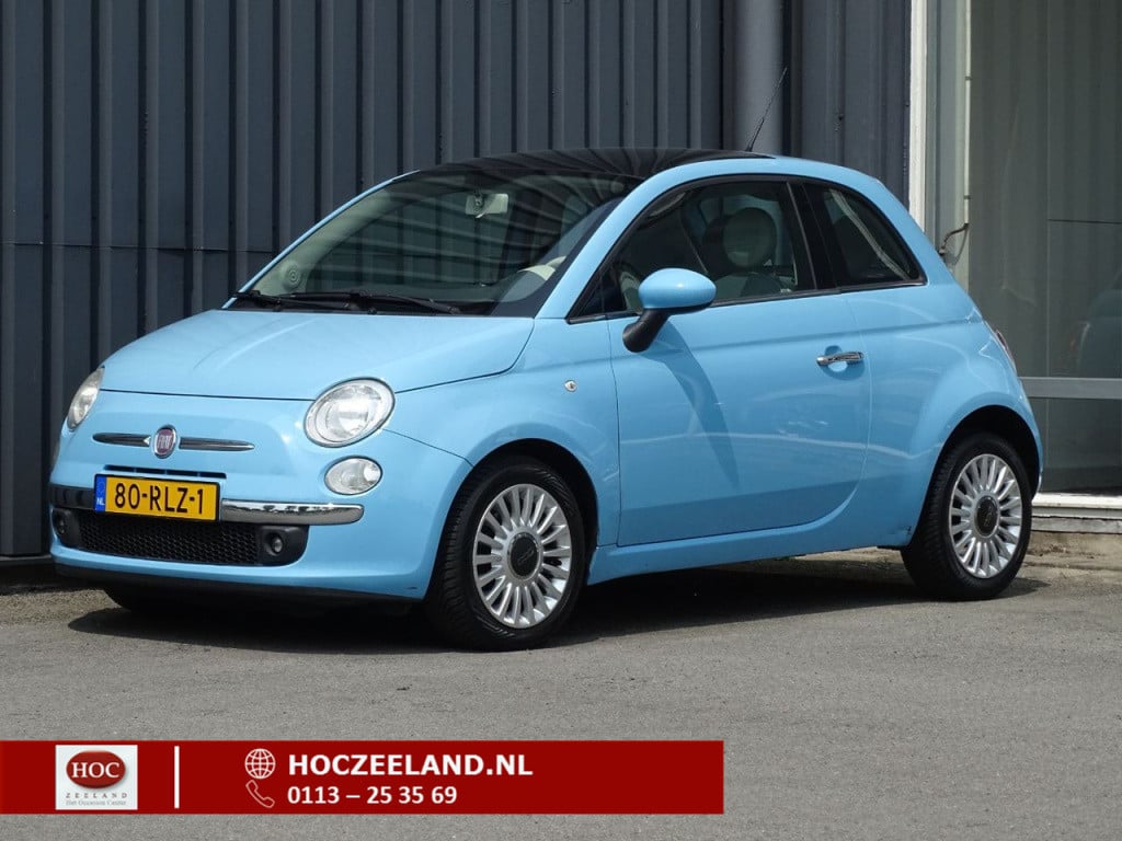 Fiat 500 0.9 twinair lounge pano | airco | 15"
