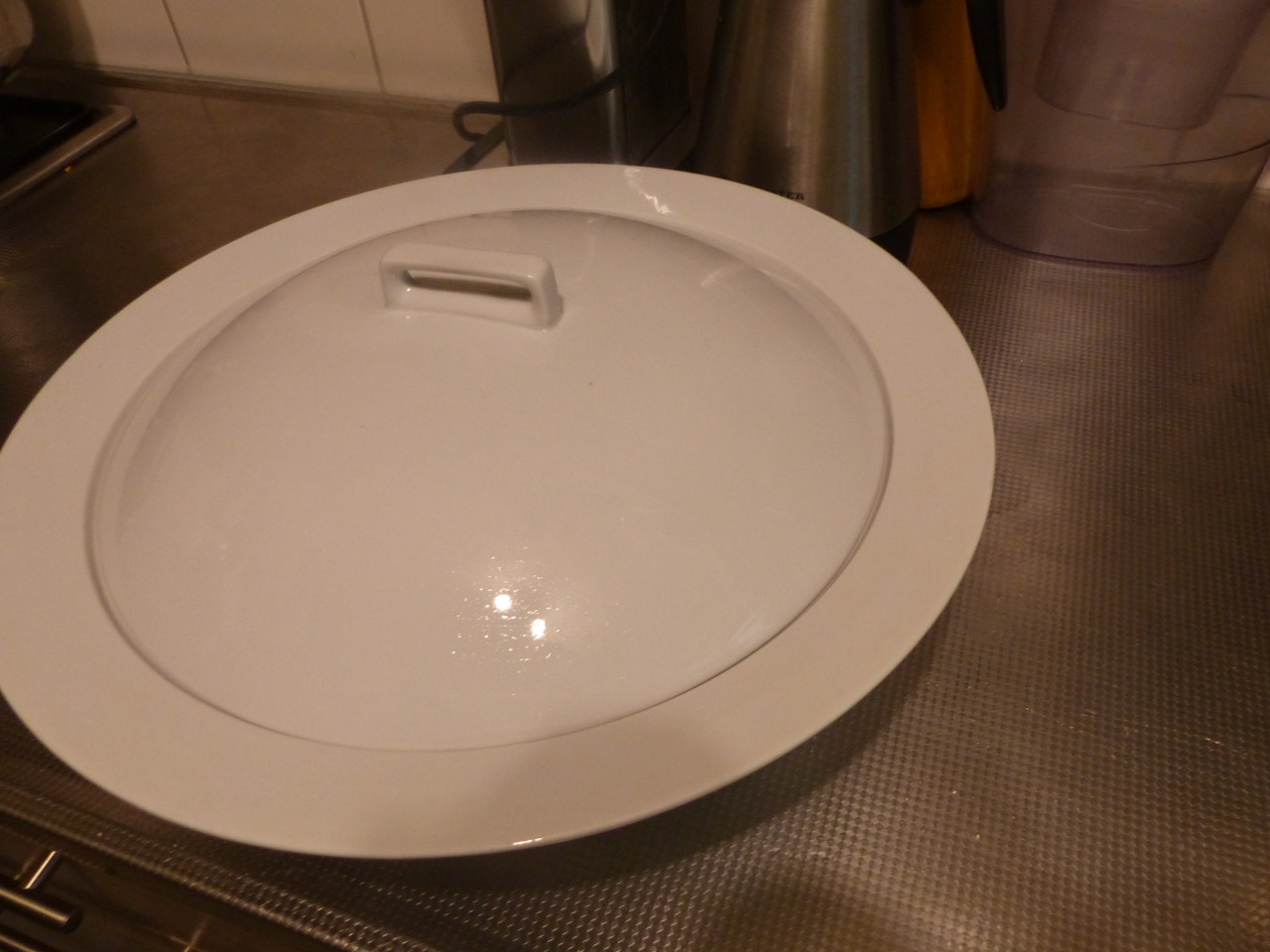 Witte schaal Danish Design Swan of Denmark nieuw ZEER GROOT