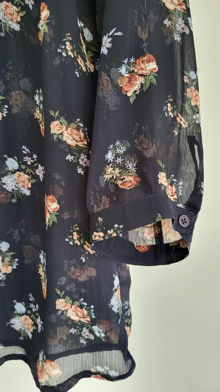 The Sting semi-transparante blouse / tuniek mt M